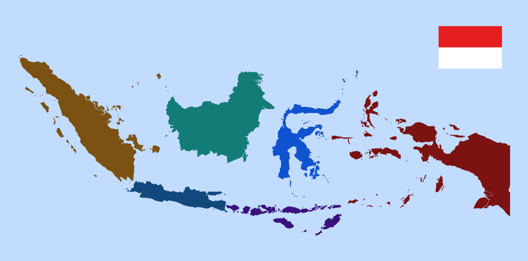 Map of Indonesia